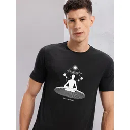 HRX by Hrithik Roshan Printed Pure Cotton Yoga T-shirt-picture-17