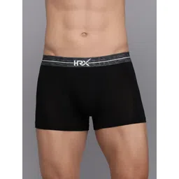 HRX by Hrithik Roshan Pure Cotton Stretchable Short Trunk HRX_TRK_002_BLK/ECL/_1PC-picture-23