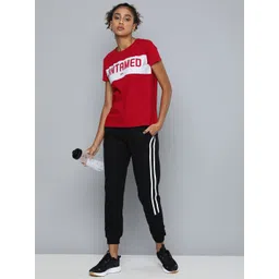 HRX by Hrithik Roshan Pure Cotton Typography Printed T-shirt-picture-10