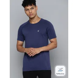 HRX by Hrithik Roshan Rapid-Dry Training Or Gym Seamless T-shirt-picture-42