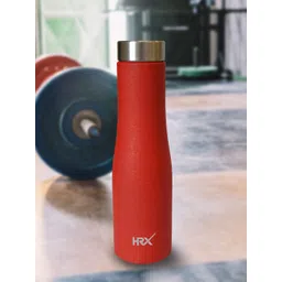 HRX by Hrithik Roshan Red Stainless Steel Single Wall Vacuum Water Bottle 1 Ltr-picture-16