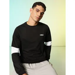 HRX by Hrithik Roshan Round Neck Colourblocked Lifestyle Sweatshirt-picture-18
