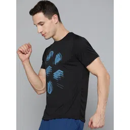 HRX By Hrithik Roshan Running Men Jet Black Rapid-Dry Typography T-shirts-picture-20
