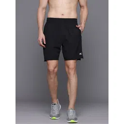 hrx by hrithik roshan Solid Men Black Basic Shorts-picture-38