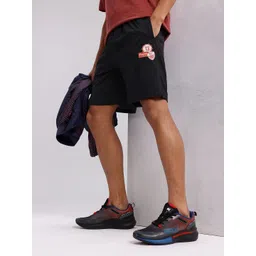 hrx by hrithik roshan Solid Men Black Regular Shorts-picture-11