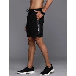 hrx by hrithik roshan Solid Men Reversible Black Regular Shorts-picture-12