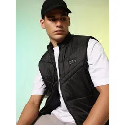 HRX by Hrithik Roshan Solid Mock Collar Puffer Jacket-picture-23