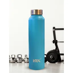 HRX by Hrithik Roshan Turquoise Blue Single Stainless Steel Wall Vacuum Water Bottle 1 Ltr-picture-10