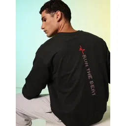 HRX by Hrithik Roshan Typography Printed Pure Cotton Sweatshirt-picture-36