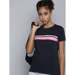 HRX by Hrithik Roshan Typography Printed Pure Cotton T-shirt-picture-37