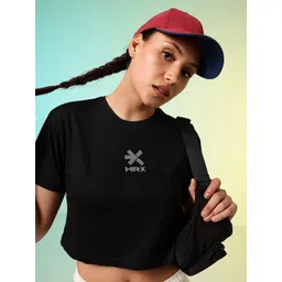 HRX by Hrithik Roshan Typography Printed Relaxed fit Cropped Pure Cotton T-shirt-picture-34