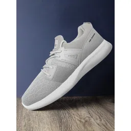 HRX by Hrithik Roshan U-17 Unisex Grey Woven Design Running Shoes-picture-35