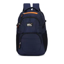 HRX by Hrithik Roshan Unisex Black & Navy Blue Large Backpack-picture-22