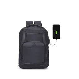 HRX by Hrithik Roshan Unisex Black Backpack with Rain Cover & Reflective Strip-picture-15