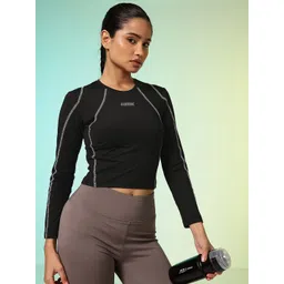 HRX by Hrithik Roshan Women Compression Rapid-Dry Sports T-shirt-picture-41