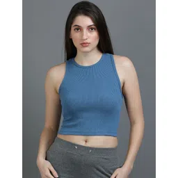 HRX by Hrithik Roshan Women Cotton Tank Crop Top-picture-30