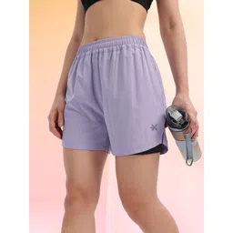 HRX by Hrithik Roshan Women Mid-Rise Rapid-Dry Running Shorts-picture-35