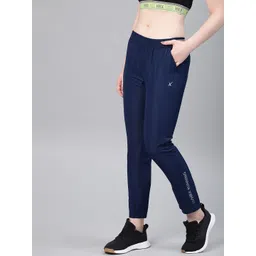 HRX by Hrithik Roshan Women Navy Blue Rapid Dry Track Pants-picture-31
