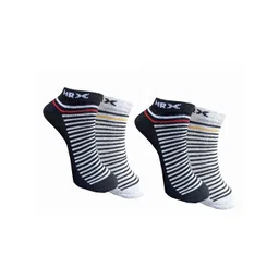 HRX by Hrithik Roshan Women Pack Of 4 Striped Ankle-Length Socks-picture-15