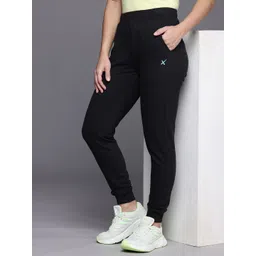 hrx by hrithik roshan Women Printed Black Track Pants-picture-26