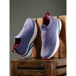 HRX by Hrithik Roshan Women Purple & White Mesh Walking Shoes-picture-40