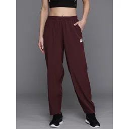 hrx by hrithik roshan Women Solid Brown Track Pants-picture-27