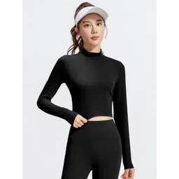 HRX by Hrithik Roshan Women Solid FittedRegular Top-picture-25