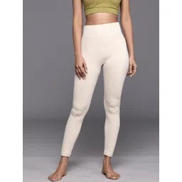HRX By Hrithik Roshan Women Solid Seamless High-Rise Rapid-Dry Ankle-Length Yoga Tights-picture-19