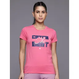 HRX by Hrithik Roshan Women Typography Printed Lifestyle T-shirt-picture-19