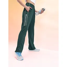 HRX by Hrithik Roshan Women Typography Printed Training Track Pants-picture-42