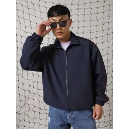 Hubberholme Blue Boxy fit Print Jackets-picture-12