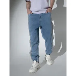 Hubberholme Blue Relaxed Fit Jogger Jeans-picture-17