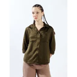 Hubberholme Green Oversized Shirt-picture-35