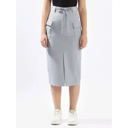 Hubberholme Grey Tailored Fit Skirt-picture-36