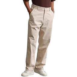 hubberholme Men Cotton Loose Fit Mid-Rise Trousers |5|-picture-21