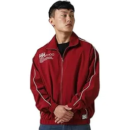 hubberholme Men Polyester Printed Oversized Fit Collar Full Sleeves Jackets 6-picture-29