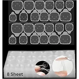 HUDA GIRL 192 Double-Sided Nail Glue Tabs, Nail Glue & Nail Stickers for Nail Art, Super Sticky Nails Stickers, Perfect Nail Glue for Press On Nails, Strong Hold Easy Application for Long-Lasting Wear-picture-11