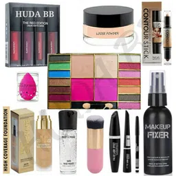 huda.bb Waterproof HD Makeup Combo Kit For Women & Girls All Products In 1 Kit Set Of-10-picture-24