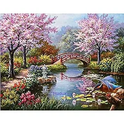 Hudux DIY 5D Diamond Painting Kits for Adults Diamond Art Dream Like of Life Diamond Painting Full Drill Crystal Rhinestone Embroidery Craft Kits for Home Wall Decor Gift 30 x 40CM (Dream Like)-picture-27