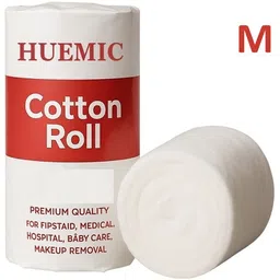 huemic assure 500 GRAM Surgical Cotton Roll – High Absorbency Pure White Medical Cotton 1 Gauze Medical Dressing-picture-13