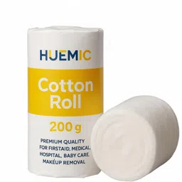 huemic 200 Gram Pure Absorbent Cotton Roll for Baby Care | Cosmetic & Skincare Gauze Medical Dressing-picture-31