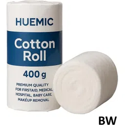 huemic Pure Absorbent Cotton Roll for Baby Care | Cosmetic & Skincare BD Gauze Medical Dressing-picture-37