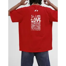 HUEMN Printed Love T-Shirt-picture-37