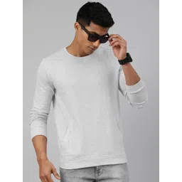 Huetrap Men Solid Cotton Sweatshirt-picture-31