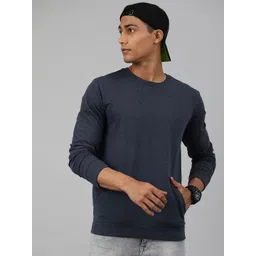 Huetrap Men Solid Cotton Sweatshirt-picture-33