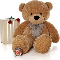 HUG 'n' FEEL SOFT TOYS Long Soft Lovable Huggable Cute Giant Life Size Washable Child Safe Teddy Bear for Birthday Gift Valentine Gift for Girlfriend - 6 FEET Brown Plush & Stuffed Toys-picture-10