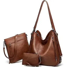 huggi Handbag for Woman or Girl with Detachable Strap & Wallet Purse for Women Handbag with Improve Zipper-picture-47