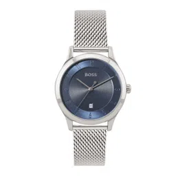 Hugo Boss Men Purity Solid Dial & Stainless Steel Bracelet Style Analogue Watch 1513985-picture-17