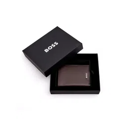 Hugo Boss Unisex Leather Two Fold Wallet-picture-21
