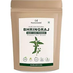 Humanveda Natural Bhringraj Powder | Eclipta Alba | For Hair Growth, Nourishment Of Hair & Skin | Edible | | No Chemicals, No Preservatives, No Pesticides, 100gm-picture-44